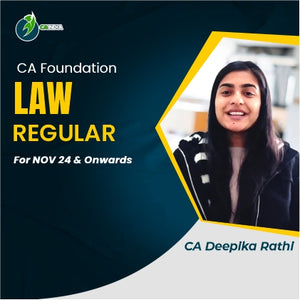 CA Foundation Law by CA Deepika Rathi