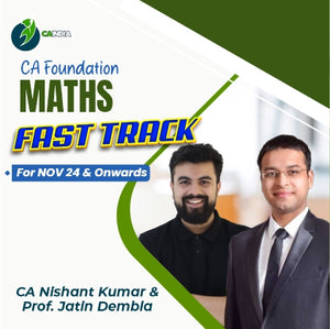 CA Foundation Fasttrack Maths by CA Nishant Kumar and Prof. Jatin Dembla