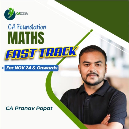 CA Foundation Maths Fasttrack by CA Pranav Popat