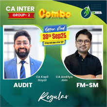 Load image into Gallery viewer, CA Inter Regular Batch FMSM by CA Aaditya Jain and Audit by CA Kapil Goyal
