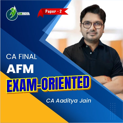 CA Final AFM Exam Oriented English Batch by CA Aaditya Jain